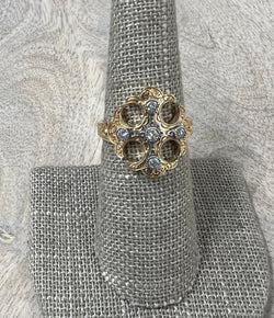 Arman Gold Cross Ring