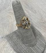 Arman Gold Cross Ring