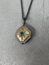Arman Aquamarine Northstar Locket