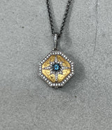 Arman Aquamarine Northstar Locket