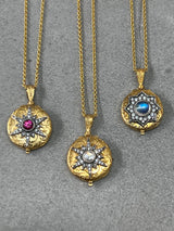 Arman Ruby Starburst Locket