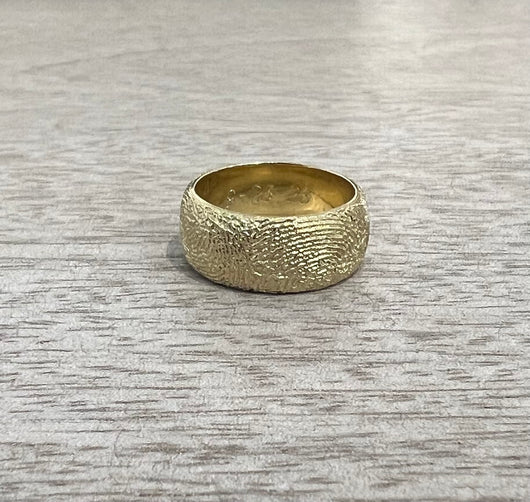 Custom Fingerprint Ring - J&J