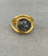 Ara 24k Coin Ring