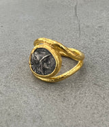 Ara 24k Coin Ring