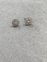 Ross Andrews Diamond Cluster Stud Earrings