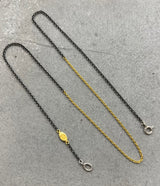 Ara 24k Mixed Metal Chain Necklace