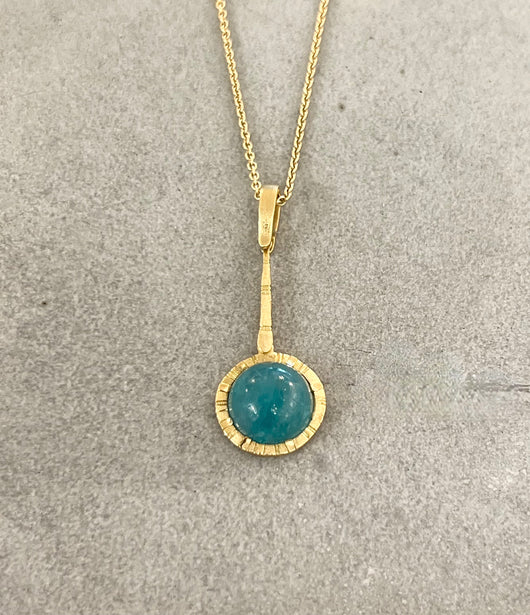 Alex Sepkus Cabachon Paraiba Pendant