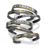 Annie Fensterstock Diamond Square Cuff