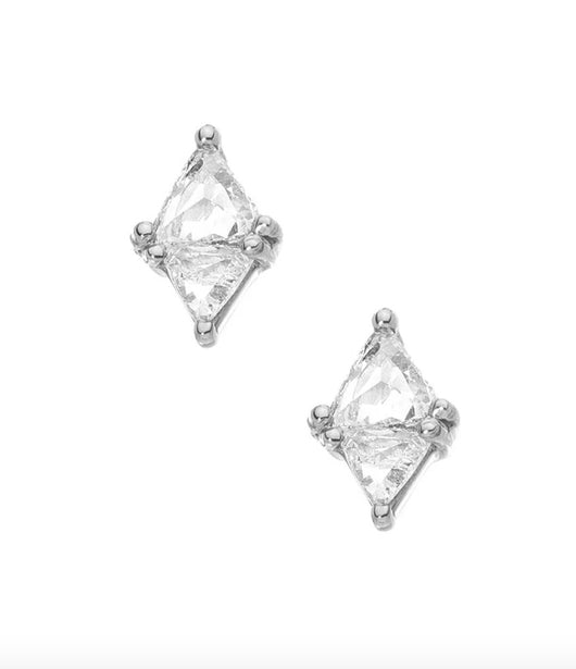Sethi Couture 'Duet' Trillion Cut Diamond Stud Earrings