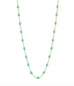 Gigi Clozeau Classic Gigi Necklace with Lagoon Resin Pearls - 17.7
