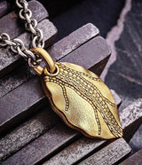 Alex Sepkus Yellow Gold Leaf Pendant