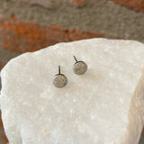 Andi Alyse White Gold and Diamond Darling Dot Earrings