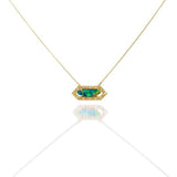 Annie Fensterstock Opal Hex Necklace