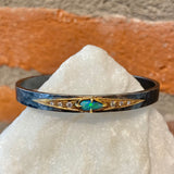Annie Fensterstock Opal Thorn Cuff