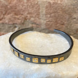 Annie Fensterstock Diamond Square Cuff