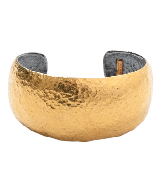 Ara 24K Gold Rounded Cuff