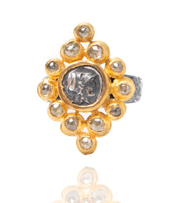 Ara Coin and Diamond Ring