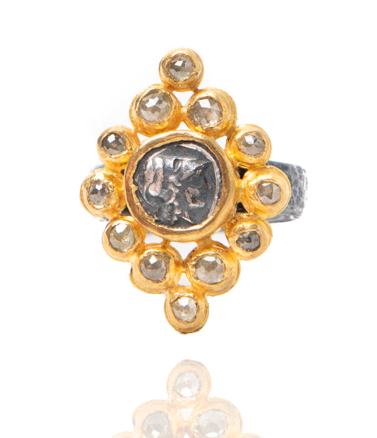 Ara Coin and Diamond Ring