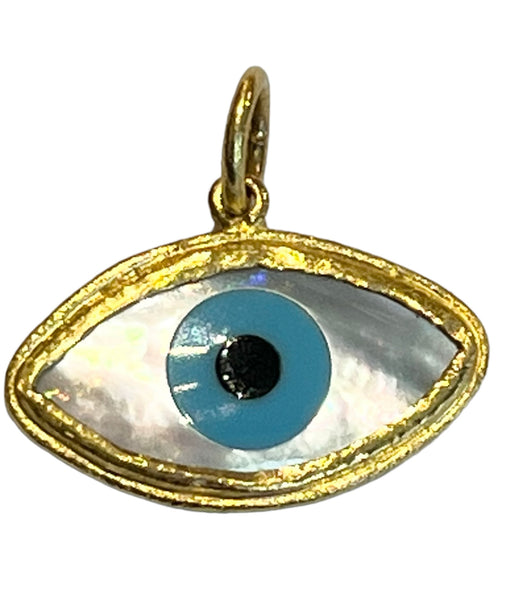 Ara 24k Mother of Pearl Eye Pendant
