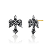 Arman Pave Diamond Bird Stud Earrings