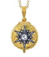 Arman Diamond Starburst Locket