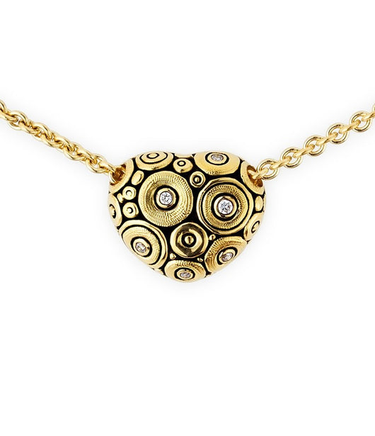 Alex Sepkus Diamond and Yellow Gold 