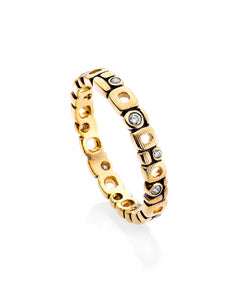 Alex Sepkus Diamond and Yellow Gold 
