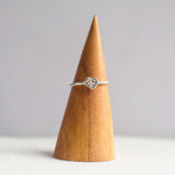 Bristol and Cole Aspen Leaf Silver Ring