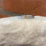 EYG Collection Rhodiumed Silver and Diamond Band