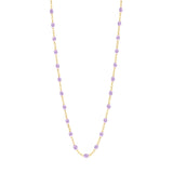 Gigi Clozeau Classic Gigi Necklace with Lilac Resin Pearls - 16.5" Length