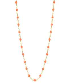 Gigi Clozeau Classic Gigi Necklace with Orange Resin Pearls - 16.5