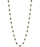 Gigi Clozeau Classic Gigi Necklace with Black Resin Pearls - 16.5" Length