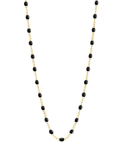 Gigi Clozeau Classic Gigi Necklace with Black Resin Pearls - 16.5