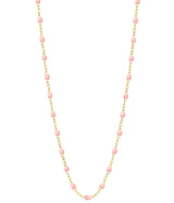 Gigi Clozeau Classic Gigi Necklace with Baby Pink Resin Pearls - 16.5" Length