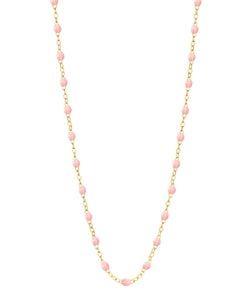 Gigi Clozeau Classic Gigi Necklace with Baby Pink Resin Pearls - 16.5