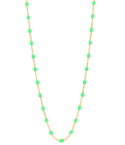Gigi Clozeau Classic Gigi Necklace with Neon Resin Pearls - 16.5