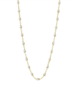 Gigi Clozeau Classic Gigi Necklace with Opal Resin Pearls - 16.5