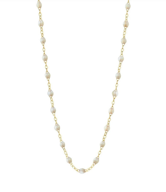 Gigi Clozeau Classic Gigi Necklace with Opal Resin Pearls - 16.5