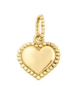 Gigi Clozeau Yellow Gold Lucky Heart Pendant