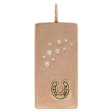 Heather Moore Rose Gold Horseshoe ID Tag Charm