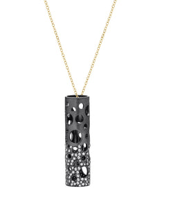 Dana Bronfman Holly Half Pave Pendant Necklace