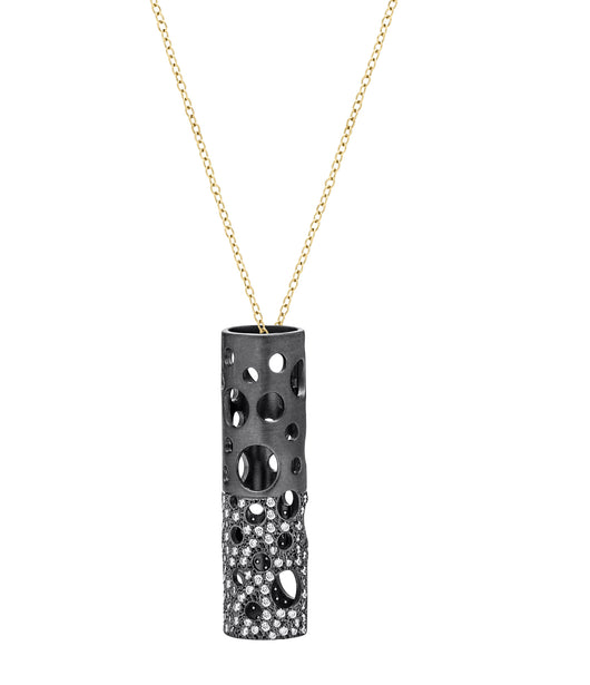 Dana Bronfman Holly Half Pave Pendant Necklace