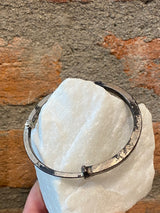 Pat Flynn Palladium White Gold Dusted Nail Bracelet