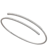 Mattia Cielo Rugiada White Gold and Diamond 2 Row Tennis Bracelet