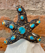 Ara Turquoise Starfish Cuff
