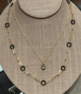 Sarah Graham Mixed Metal Ridge Necklace