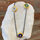 Ara Glass Evil Eye Necklace