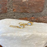 Annie Fensterstock Spade Drop Earrings