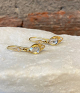 Annie Fensterstock Spade Drop Earrings