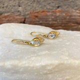 Annie Fensterstock Spade Drop Earrings